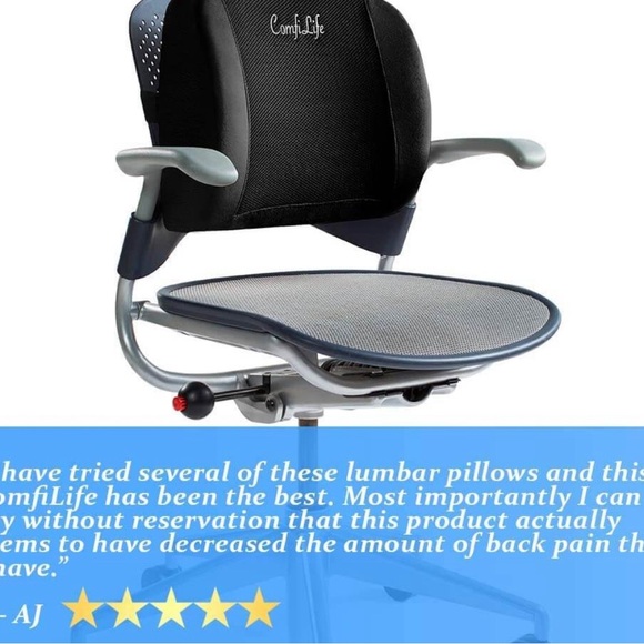 Great Gift!! NWT lumbar support cushion - Picture 4 of 7